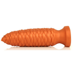 TheAssGasm Plug long Pine XXL 28 x 8 cm Orange